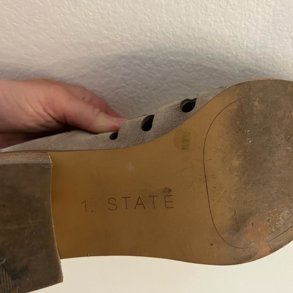 1. State Women’s Beige Leather Booties Size 7.5 - Picture 8 of 9